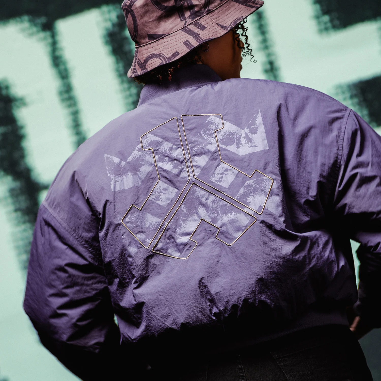 Defqon.1 Nightshade oversized Bomber jacket - Image 2