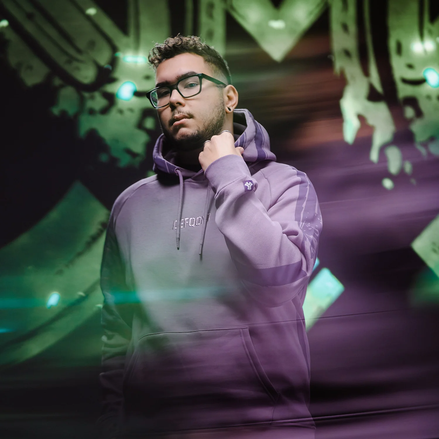 Defqon.1 Mauve oversized Hoodie - Image 2