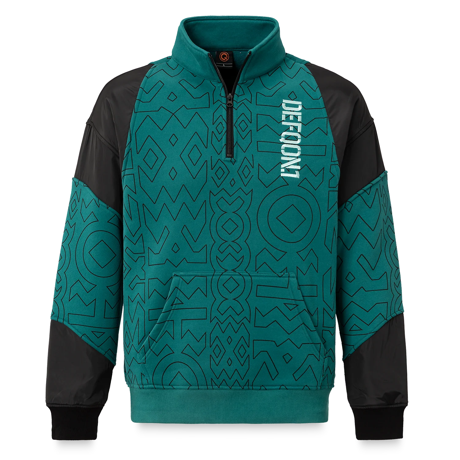 Defqon.1 Dark Teal 1/4 zip Sweater