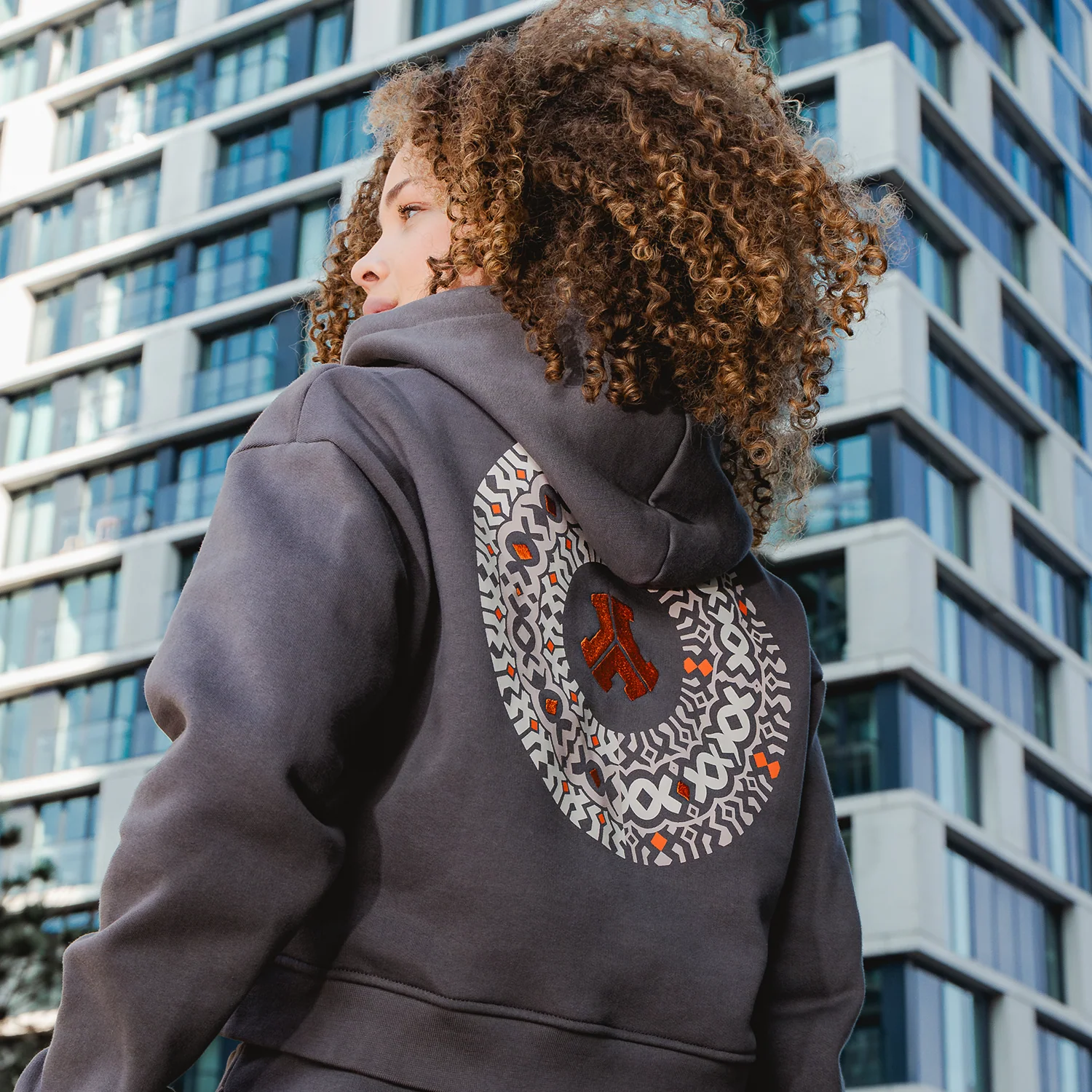 Defqon.1 Mole grey cropped Hooded zip - Image 3