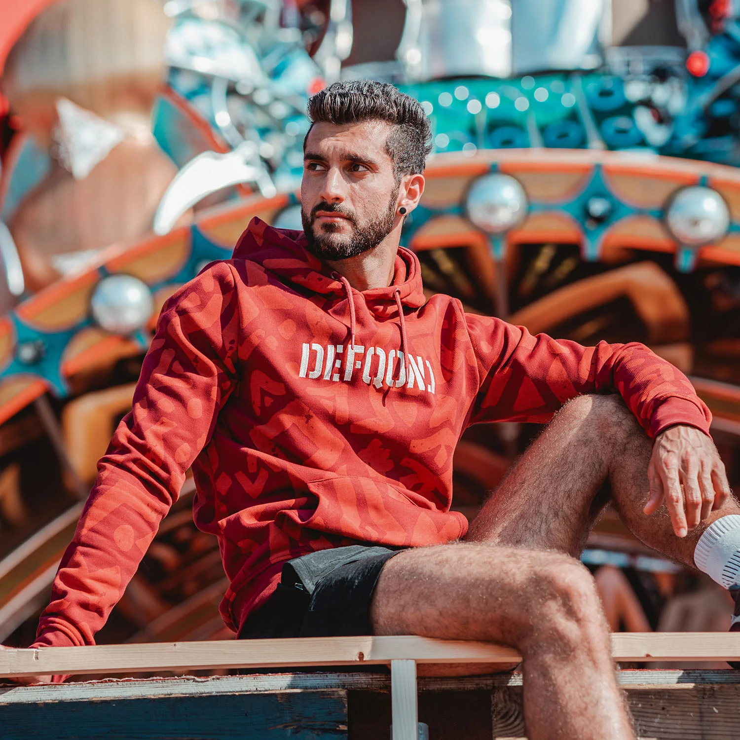 Defqon.1 Red All over print hoodie - Image 2