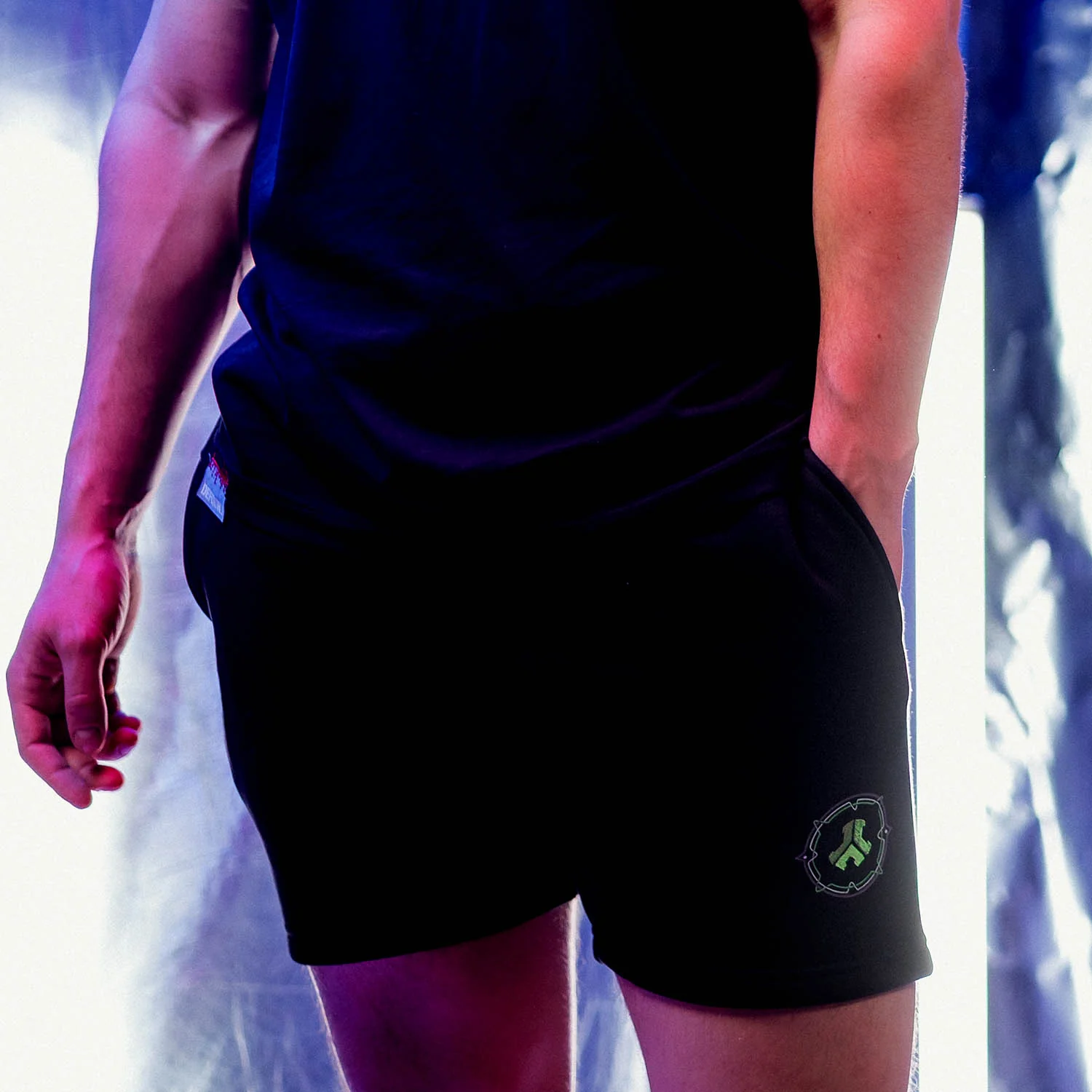 Defqon.1 Black Jogging Shorts - Image 2