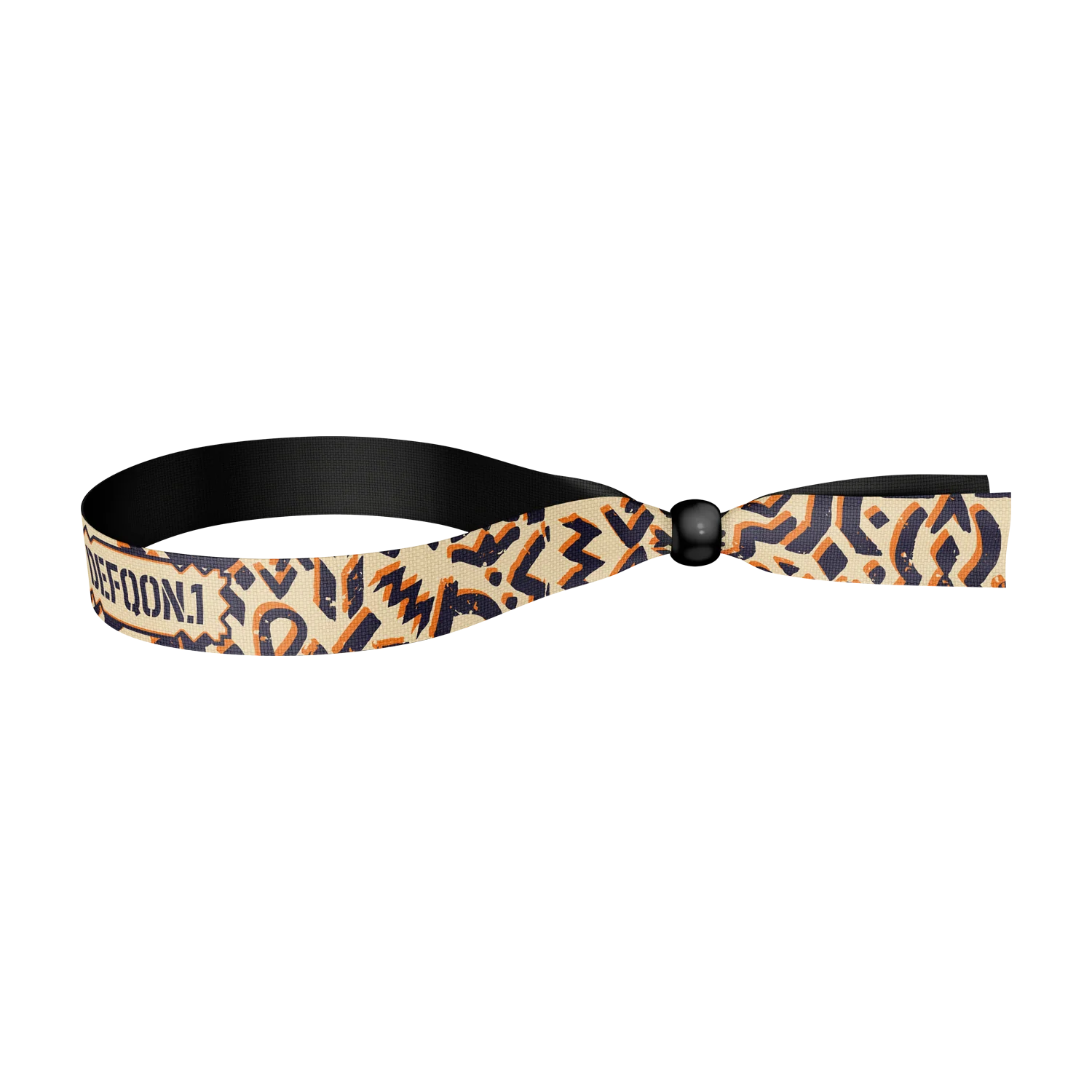 Defqon.1 Woven bracelet beige