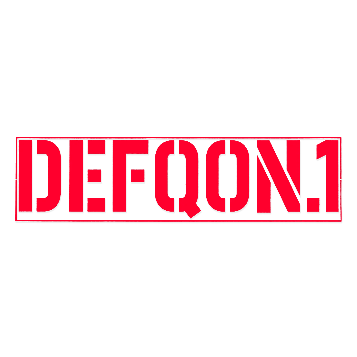 Defqon.1 Red Logo Car sticker