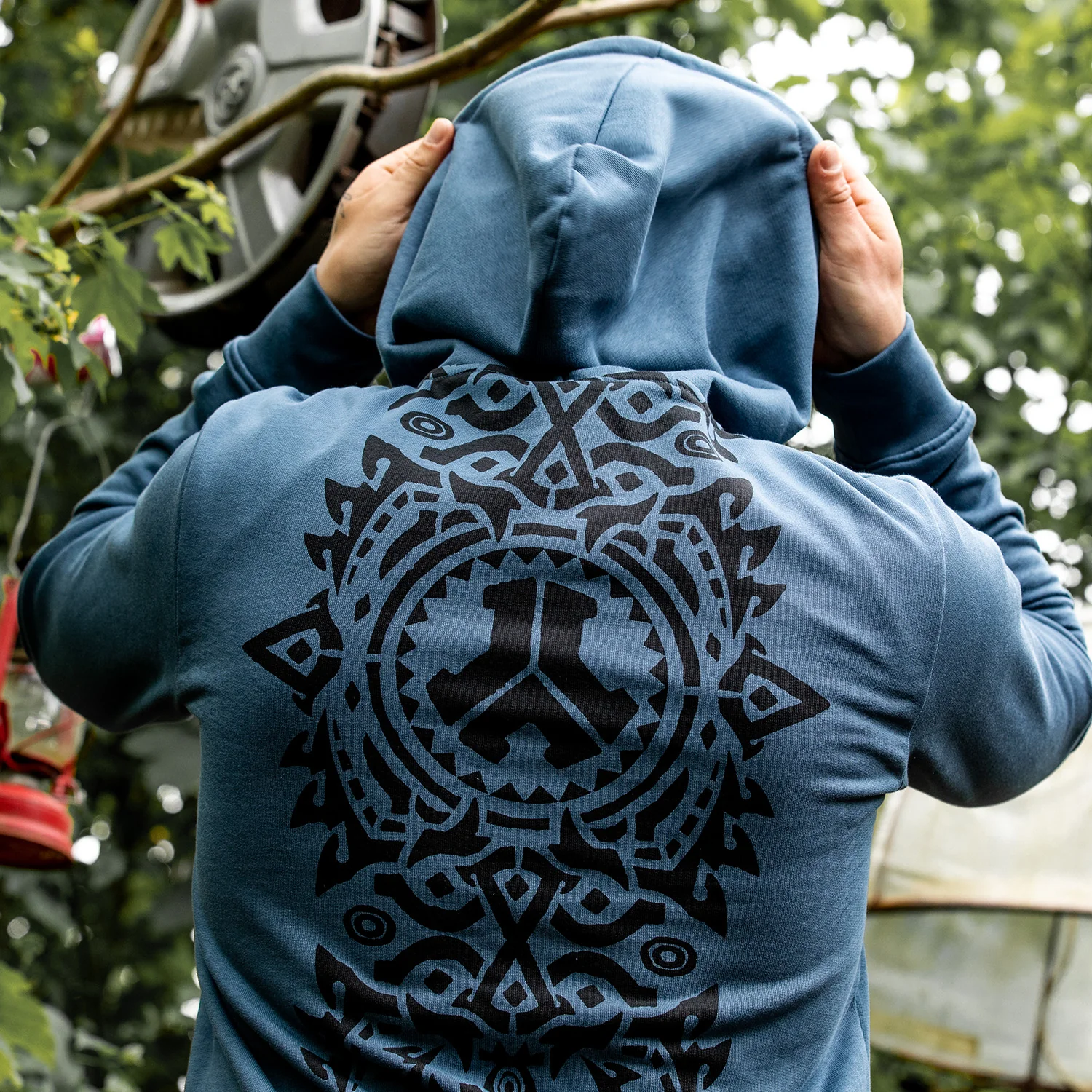 Defqon.1 Steel blue hooded zip - Image 3